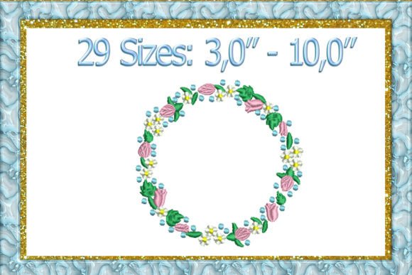 Flower Frame Embroidery: A Festive and Elegant Choice