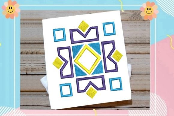 Moroccan Geometric Embroidery Delight 4: A Visual Feast